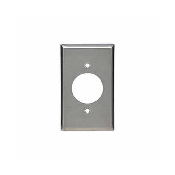 Mulberry Number of Gangs: 1 302 Stainless Steel, Satin Finish - 93111