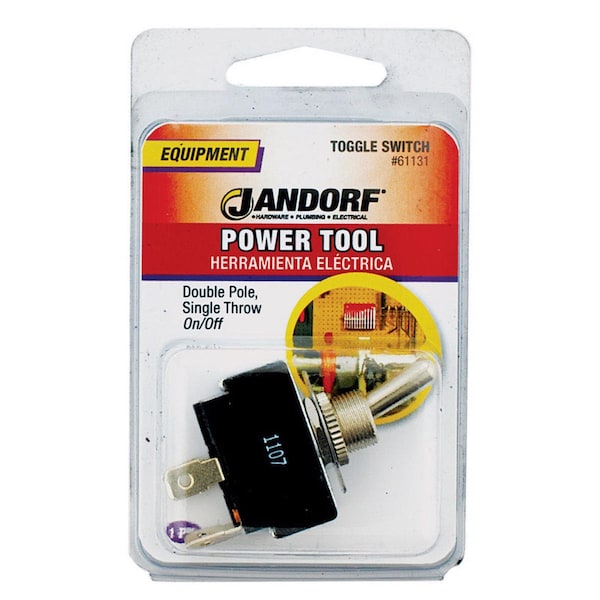 Jandorf Jandorf 20 amps Double Pole Toggle Power Tool Switch Silver 1 pk - 61131