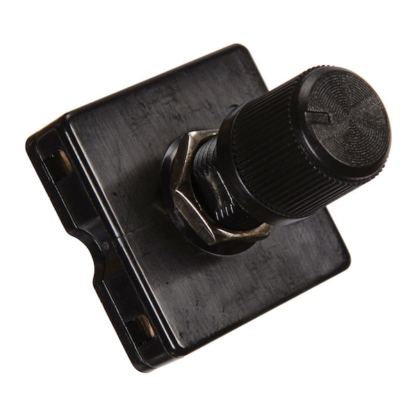 Jandorf Jandorf 6 amps Single Pole Rotary Appliance Switch Black 1 pk - 61004