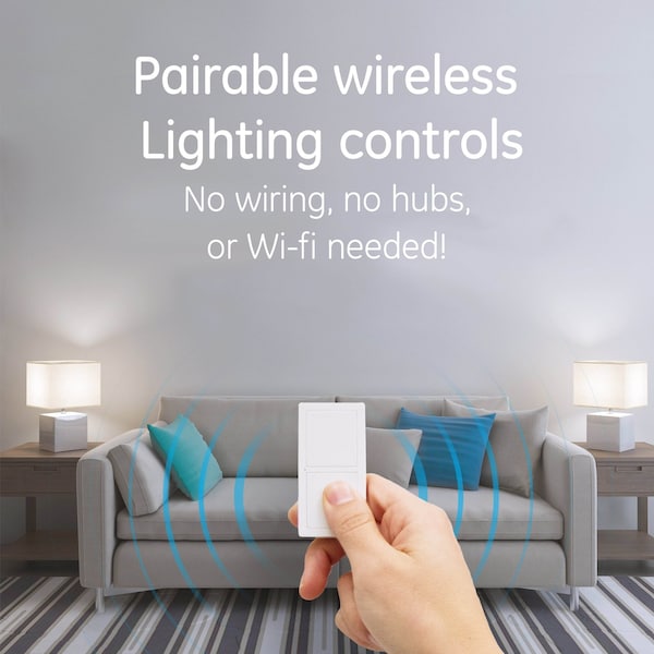 Ge GE mySelectSmart Lighting Control, Wireless Remote, 1 Polarized Outlet, Indoor - 36523