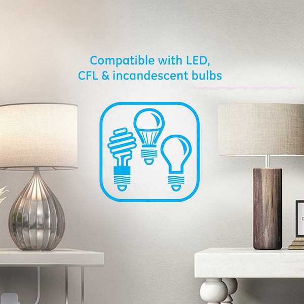 Ge GE mySelectSmart Lighting Control, Wireless Remote, 1 Polarized Outlet, Indoor - 36523