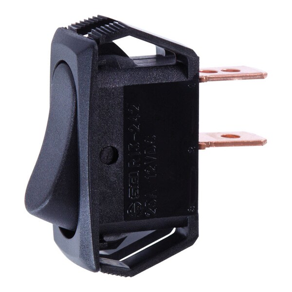 Jandorf Jandorf 25 amps Single Pole Rocker Automotive/Marine Switch Black 1 pk - 61169