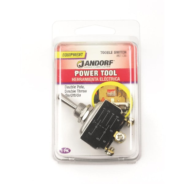 Jandorf Jandorf 20 amps Double Pole Toggle Power Tool Switch Silver 1 pk - 61136