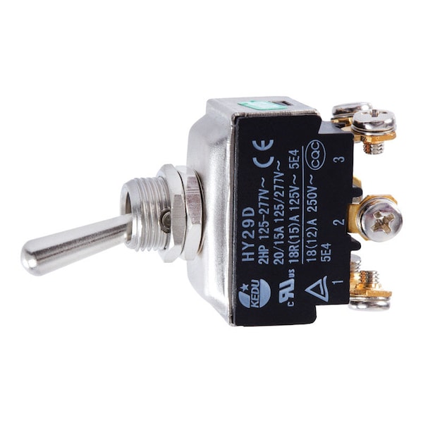 Jandorf Jandorf 20 amps Double Pole Toggle Power Tool Switch Silver 1 pk - 61136