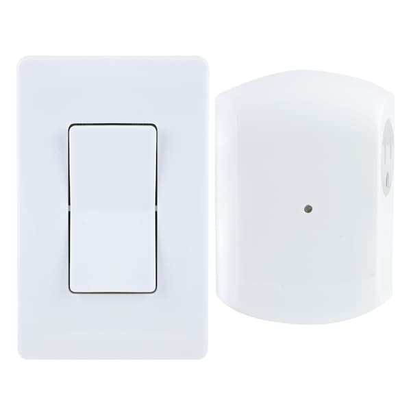 Ge GE Light Control, Wall Switch Remote, 1 Outlet Receiver - 18279