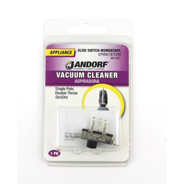 Jandorf Jandorf 3 amps Single Pole Slide Appliance Switch Black/Silver 1 pk - 61021