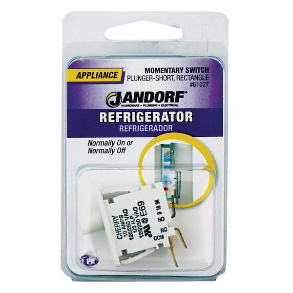 Jandorf Jandorf 16 amps Momentary Appliance Switch White 1 pk - 61027