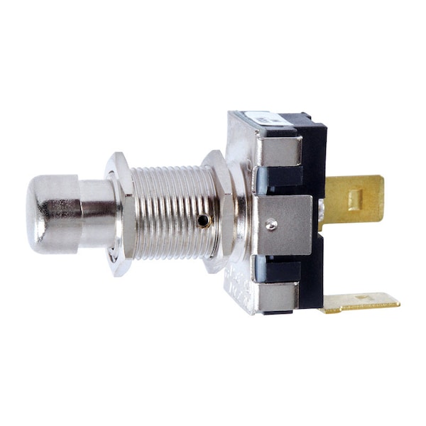 Jandorf Jandorf 15 amps Single Pole Push Button Power Tool Switch Silver 1 pk - 61121