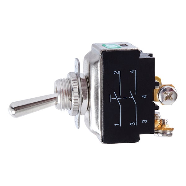 Jandorf Jandorf 20 amps Double Pole Toggle Power Tool Switch Silver 1 pk - 61130