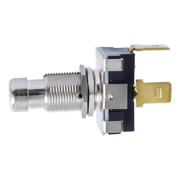 Jandorf Jandorf 15 amps Single Pole Push Button Power Tool Switch Silver 1 pk - 61120