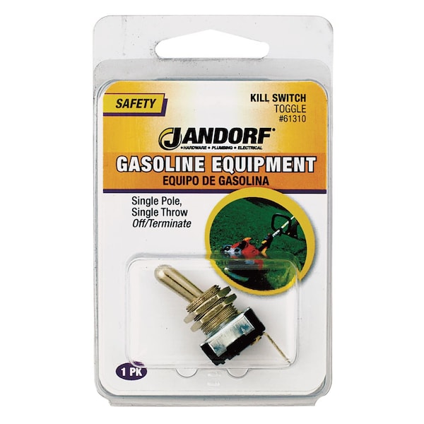 Jandorf Jandorf 21 amps Single Pole Kill Automotive/Marine Switch Black/Silver 1 pk - 61310