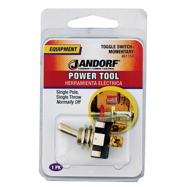 Jandorf Jandorf 15 amps Single Pole Toggle Power Tool Switch Silver 1 pk - 61154