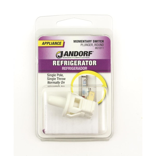 Jandorf Jandorf 5 amps Single Pole Momentary Appliance Switch White 1 pk - 61011