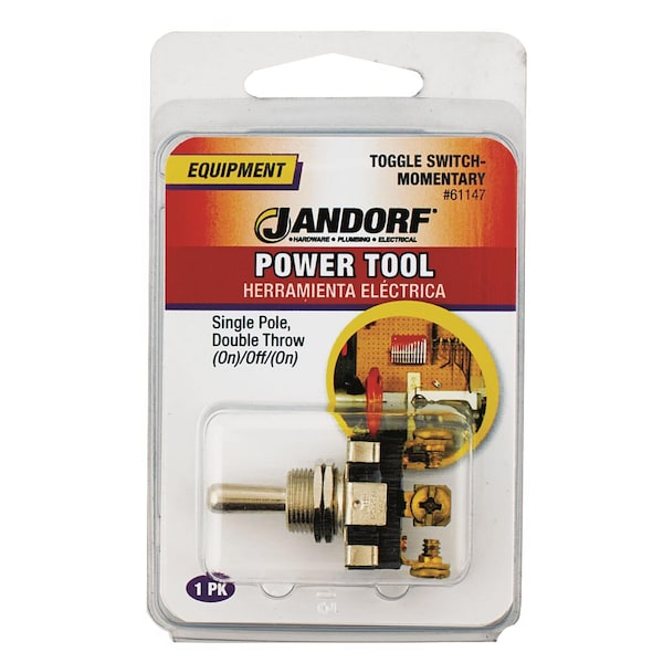 Jandorf Jandorf 20 amps Single Pole Toggle Power Tool Switch Silver 1 pk - 61147