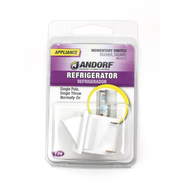 Jandorf Jandorf 5 amps Single Pole Momentary/Normally On Appliance Switch White 1 pk - 61013