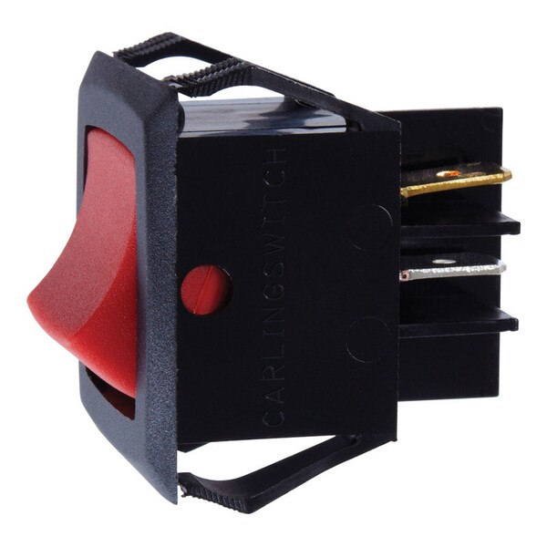 Jandorf Jandorf 20 amps Double Pole Rocker Power Tool Switch Black/Red 1 pk - 61125