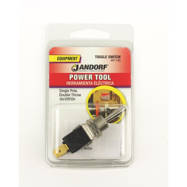 Jandorf Jandorf 20 amps Single Pole Toggle Power Tool Switch Black 1 pk - 61140