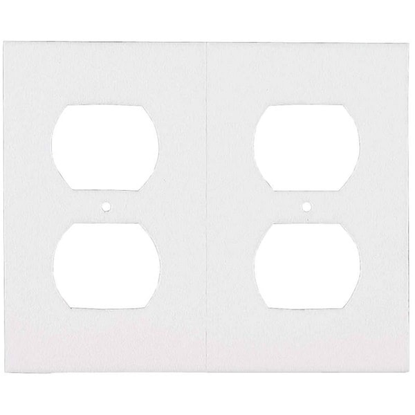 M-D Sealer Outlet Plate Foam White 87916 - 10124