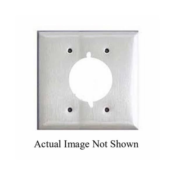 Mulberry Number of Gangs: 2 430 Stainless Steel, Satin Finish - 97227