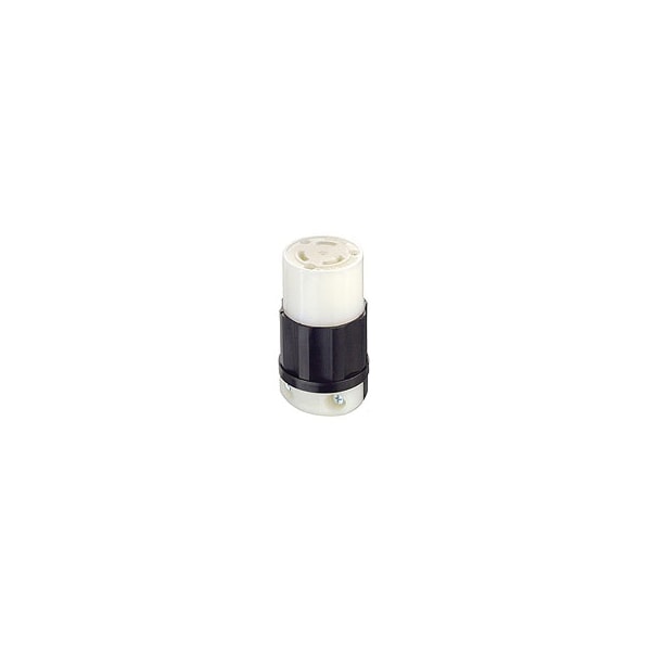 Leviton Locking Connector, Non-NEMA, 30 A, 125/250V AC, Single Phase, 3 Pole, Screw Terminals - 3333