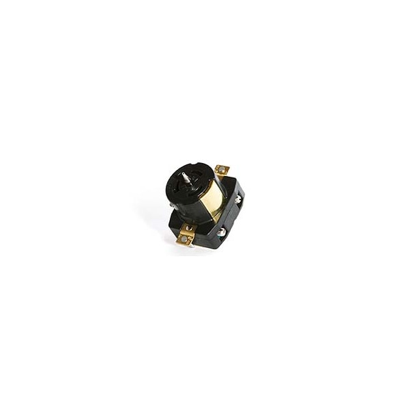 Woodhead Locking Inlet, Non-NEMA, 50 A, 250/600V AC, 3 Pole - 3775