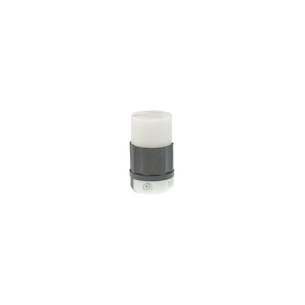Leviton Watertight Locking Connector, Non-NEMA, 30 A, 120/208V AC, Three Phase, 4 Pole, Screw Terminals - 2643