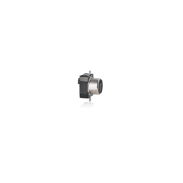 Leviton Locking Receptacle, Non-NEMA, 50 A, 250/600V AC, Single Phase, 2 Pole, Flush Mount, Screw Terminals - 3771
