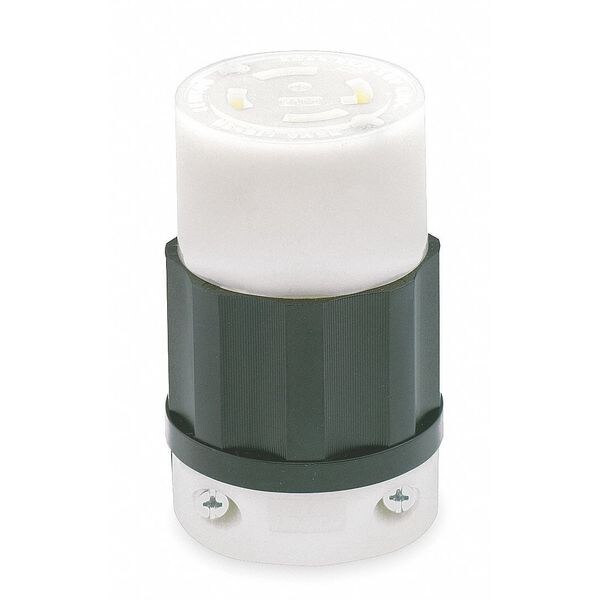 Leviton Locking Connector, L14-30R, 30 A, 125/250V AC, Single Phase, 3 Pole, Screw Terminals - 2713