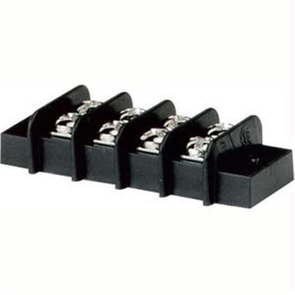 Blue Sea Systems Blue Sea 2404 Terminal Black 20 Ampere 4 Circuit - 2404