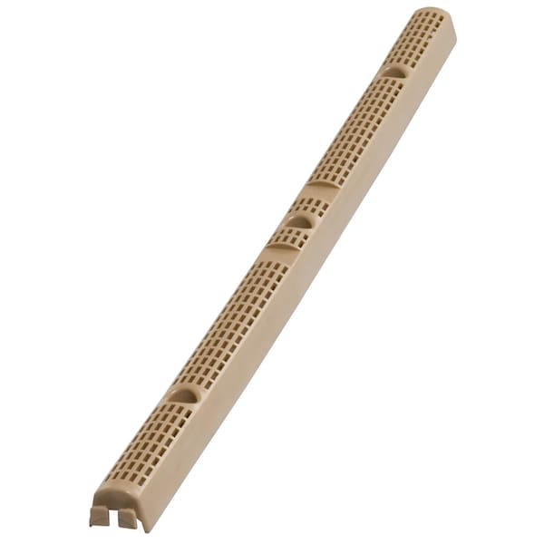 Palram Palram 1-1/4 in. W X 24 in. L Plastic Vertical Closure Strips Beige - 92772