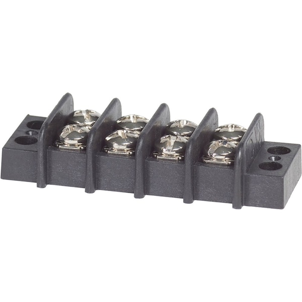Blue Sea Systems Blue Sea 2404 Terminal Black 20AMP - 4 Circuit - 2404