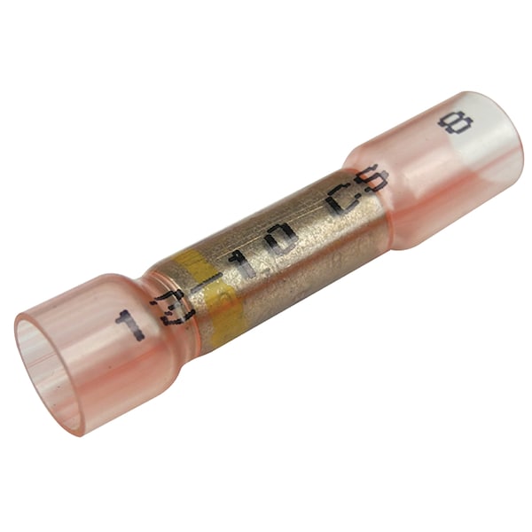 Seachoice Step Down 3-To-1 Heat Shrink Butt Connectors, Red, 10 Pack - 61421