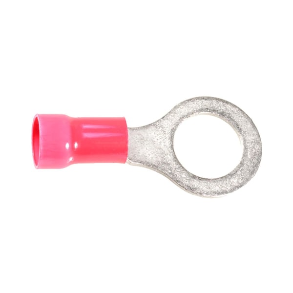 Auveco VINYL INSULATED RING TERMINAL 8 GA 1/2 STUD RED, 15PK - 17045