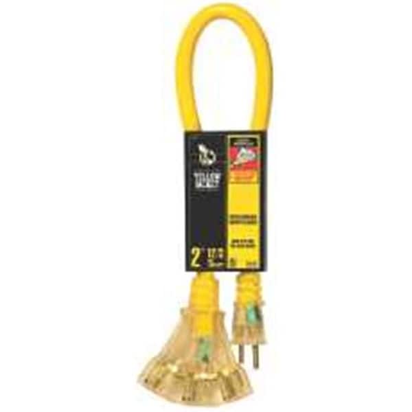 Southwire Coleman Cable 283427 Yellow Jacket Pwr Block 2Ft - 283427