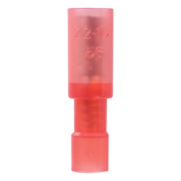 Jandorf Jandorf 22-18 Ga. Insulated Wire Female Bullet Red 5 pk - 60924