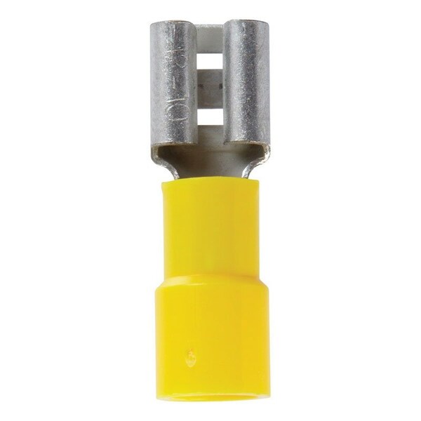Jandorf Jandorf 12-10 Ga. Insulated Wire Female Disconnect Yellow 5 pk - 60826