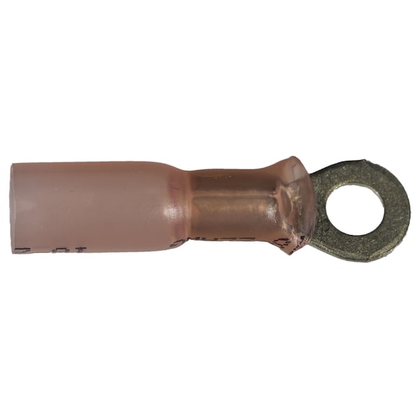 Midwest Fastener 22 WG to 18 WG x #8 Heat Shrink Ring Terminals 8PK - 67942