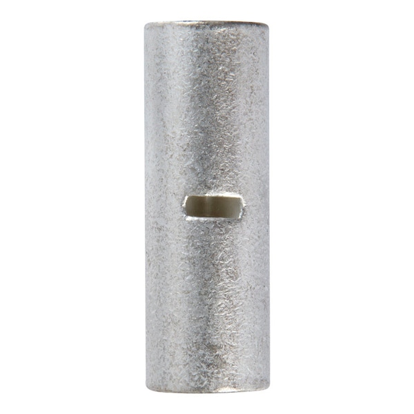 Jandorf Jandorf 6 Ga. Uninsulated Wire Terminal Butt Splice Silver 2 pk - 60764