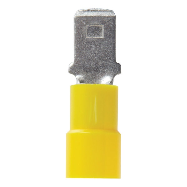 Jandorf Jandorf 12-10 Ga. Insulated Wire Male Disconnect Yellow 5 pk - 60827