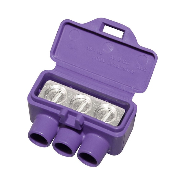 King King Innovation AlumiConn Aluminium Wire Aluminum to Copper Lug Purple 10 pk - 95110