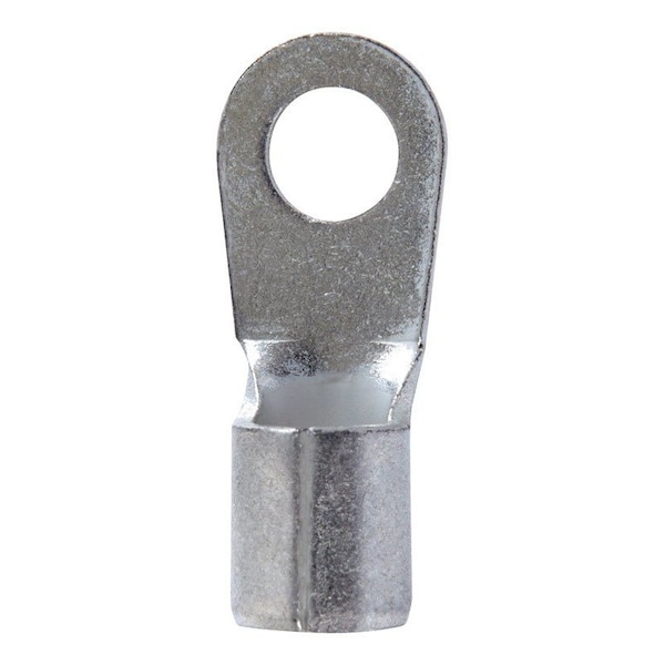 Jandorf Jandorf 6 Ga. Uninsulated Wire Terminal Ring Silver 2 pk - 60787