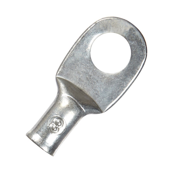 Jandorf Jandorf 8 Ga. Uninsulated Wire Electrical Lug Silver 2 pk - 60771