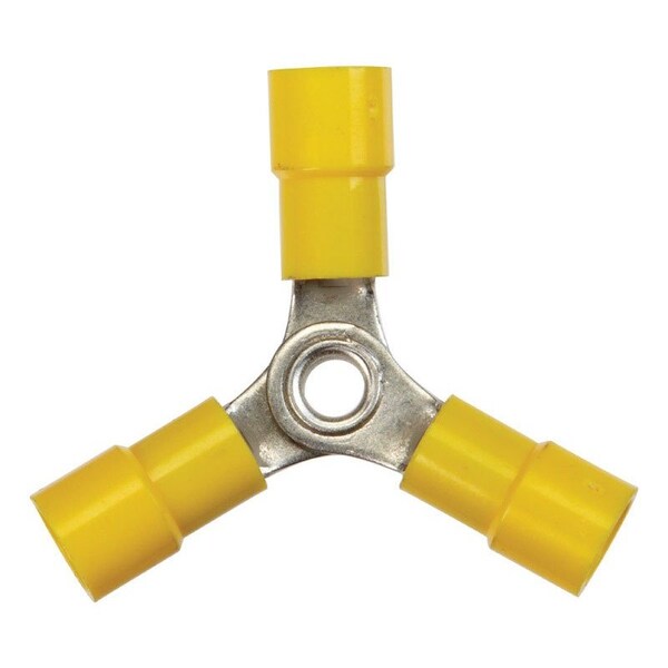 Jandorf Jandorf 12-10 Ga. Insulated Wire Terminal Butt Splice Yellow 2 pk - 60818