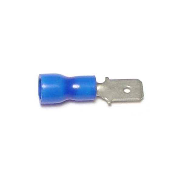 Midwest Fastener 16 WG to 14 WG x 3/16" x 0.8" Insulated Male Connectors 15PK - 70023