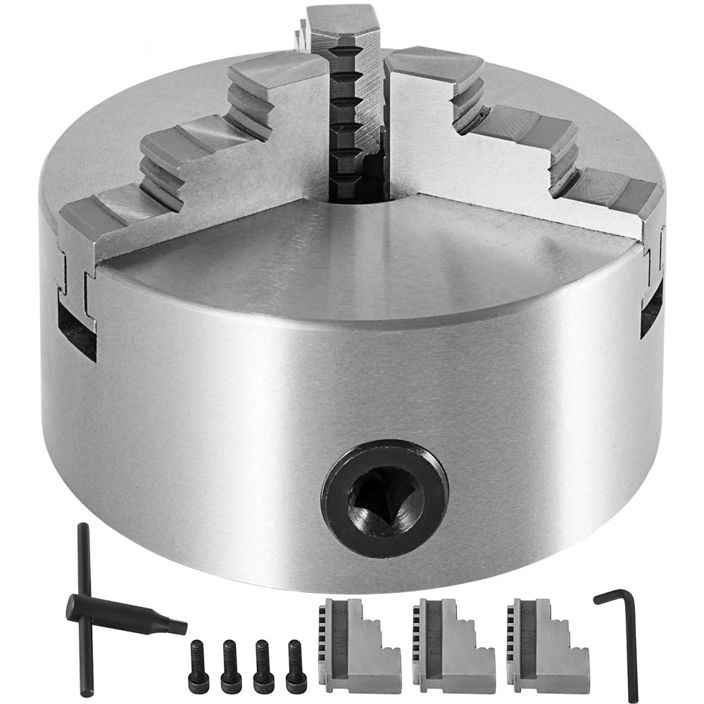 3 Jaw 8'' K11-200 Lathe Chuck Self Centering Reversible Hardened Steel 200mm - KPK11-200ZFZ00001V0