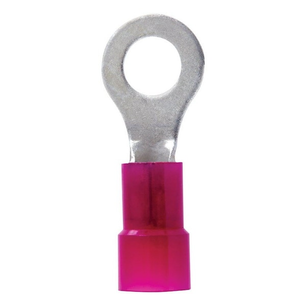Jandorf Jandorf 8 Ga. Insulated Wire Terminal Ring Red 2 pk - 60790