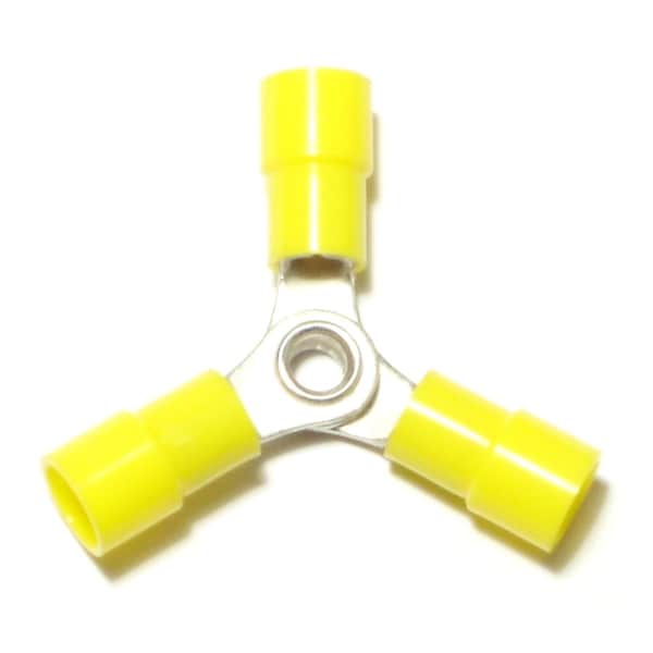 Midwest Fastener 12 WG to 10 WG Three-Way Butt Connectors 8PK - 60852