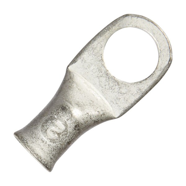 Jandorf Jandorf 2 Ga. Uninsulated Wire Electrical Lug Silver 1 pk - 60766