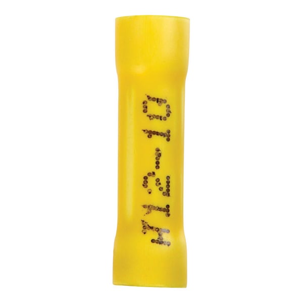 Jandorf Jandorf 12-10 Ga. Insulated Wire Terminal Butt Splice Yellow 4 pk - 60991