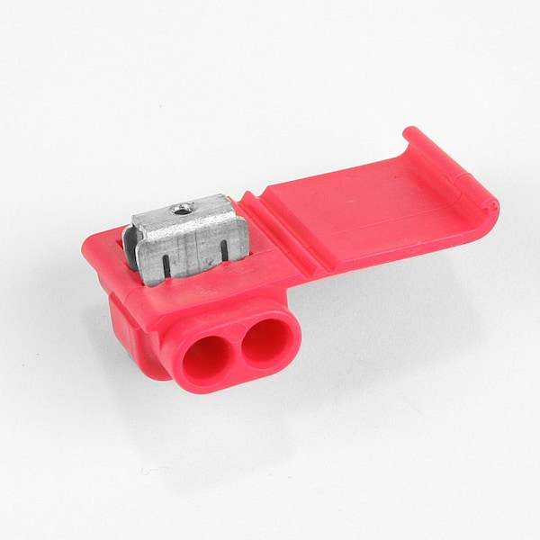 Jandorf Jandorf 22-16 Ga. Insulated Wire Terminal Self-Stripping Red 2 pk - 60801